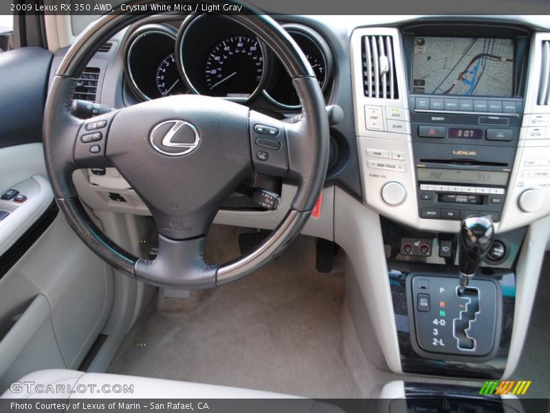 Dashboard of 2009 RX 350 AWD