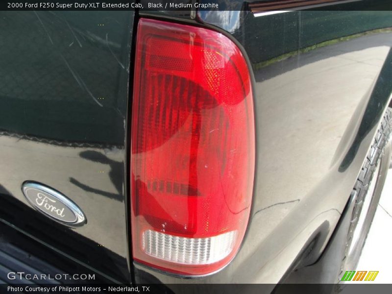 Black / Medium Graphite 2000 Ford F250 Super Duty XLT Extended Cab