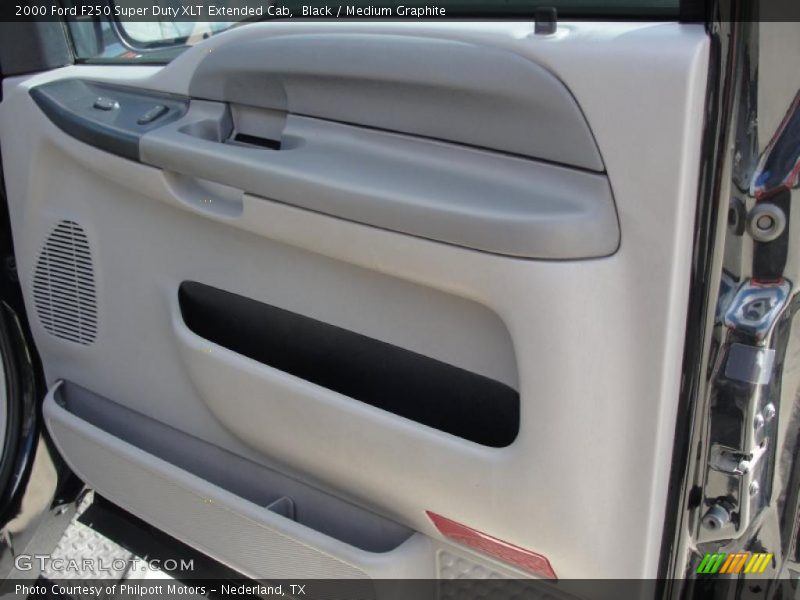 Black / Medium Graphite 2000 Ford F250 Super Duty XLT Extended Cab