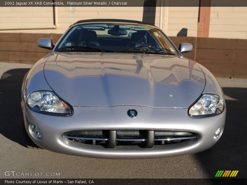 Platinum Silver Metallic / Charcoal 2001 Jaguar XK XK8 Convertible
