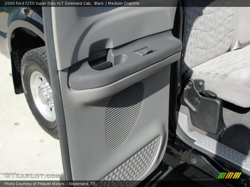 Black / Medium Graphite 2000 Ford F250 Super Duty XLT Extended Cab