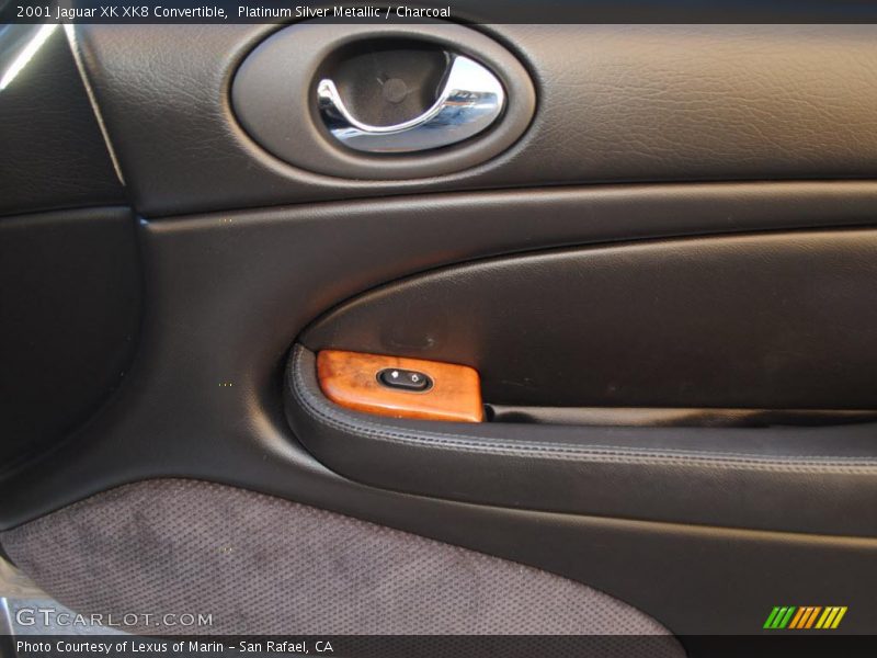 Platinum Silver Metallic / Charcoal 2001 Jaguar XK XK8 Convertible