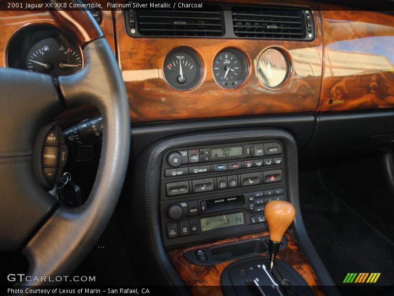 Platinum Silver Metallic / Charcoal 2001 Jaguar XK XK8 Convertible