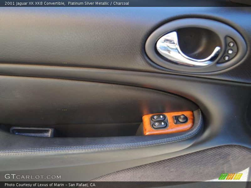 Platinum Silver Metallic / Charcoal 2001 Jaguar XK XK8 Convertible