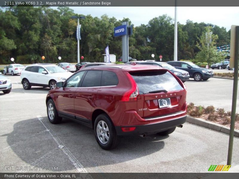 Maple Red Metallic / Sandstone Beige 2011 Volvo XC60 3.2