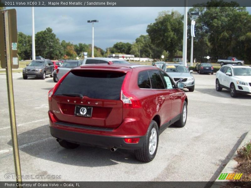 Maple Red Metallic / Sandstone Beige 2011 Volvo XC60 3.2