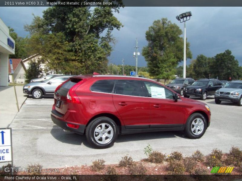 Maple Red Metallic / Sandstone Beige 2011 Volvo XC60 3.2