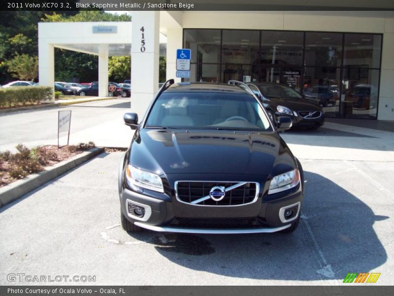 Black Sapphire Metallic / Sandstone Beige 2011 Volvo XC70 3.2