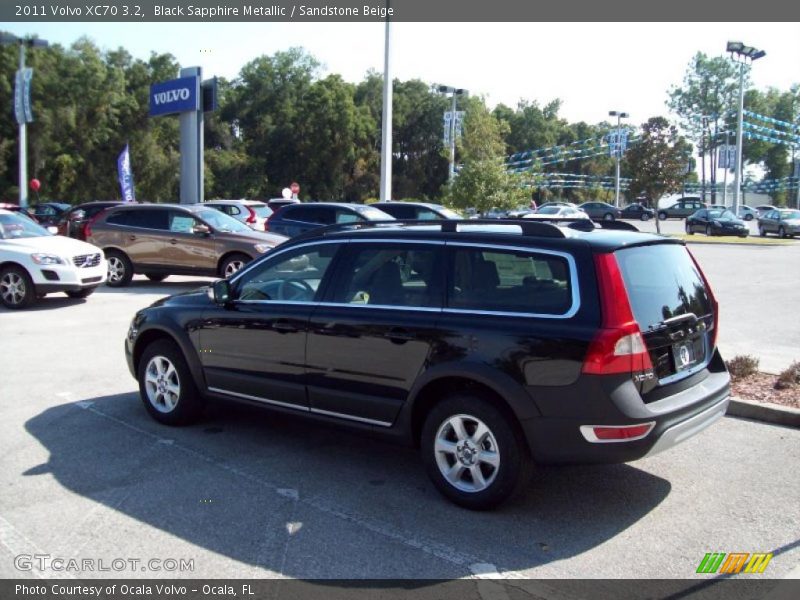 Black Sapphire Metallic / Sandstone Beige 2011 Volvo XC70 3.2