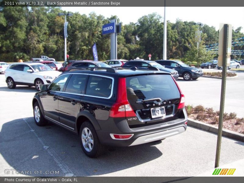 Black Sapphire Metallic / Sandstone Beige 2011 Volvo XC70 3.2