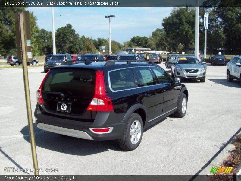 Black Sapphire Metallic / Sandstone Beige 2011 Volvo XC70 3.2