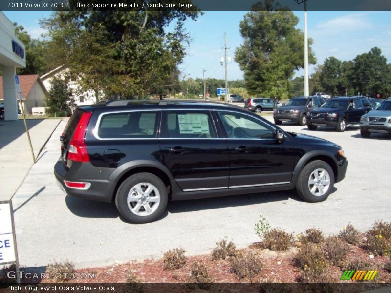 Black Sapphire Metallic / Sandstone Beige 2011 Volvo XC70 3.2