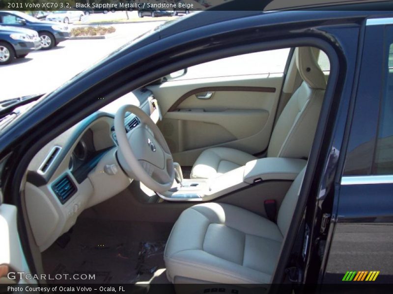 Black Sapphire Metallic / Sandstone Beige 2011 Volvo XC70 3.2