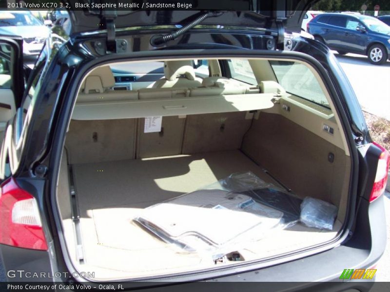 Black Sapphire Metallic / Sandstone Beige 2011 Volvo XC70 3.2