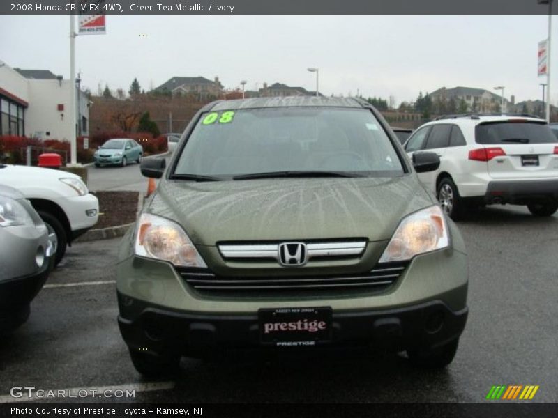 Green Tea Metallic / Ivory 2008 Honda CR-V EX 4WD