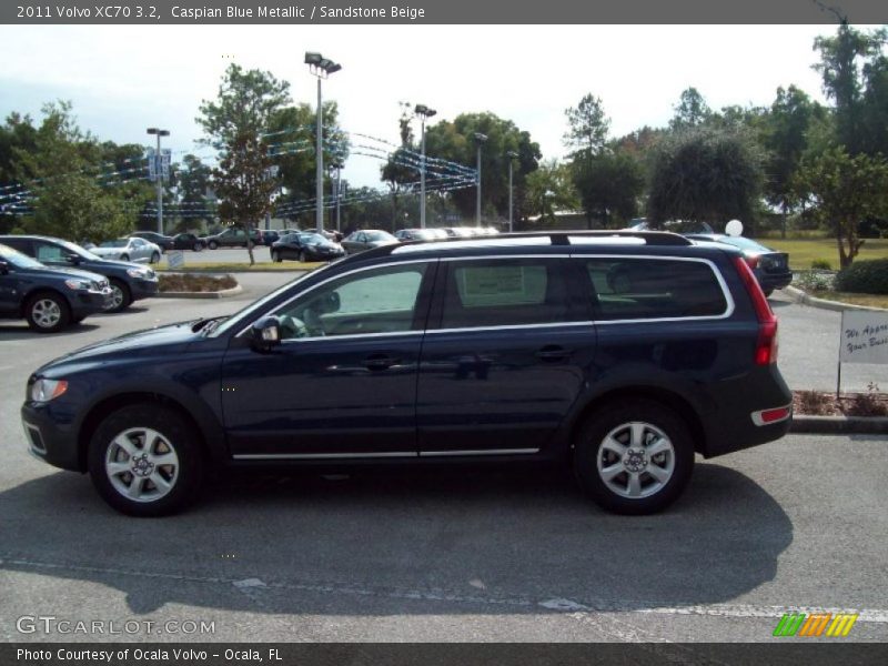 Caspian Blue Metallic / Sandstone Beige 2011 Volvo XC70 3.2