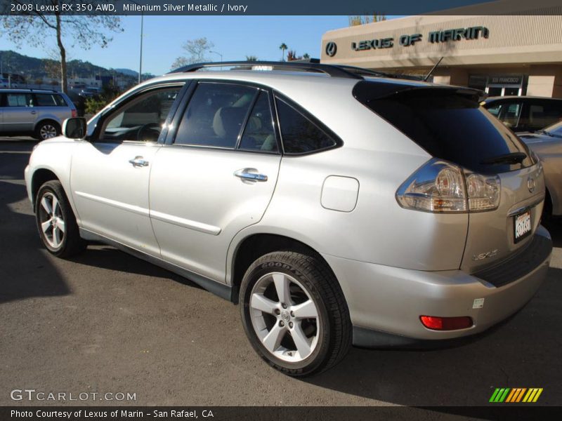 Millenium Silver Metallic / Ivory 2008 Lexus RX 350 AWD