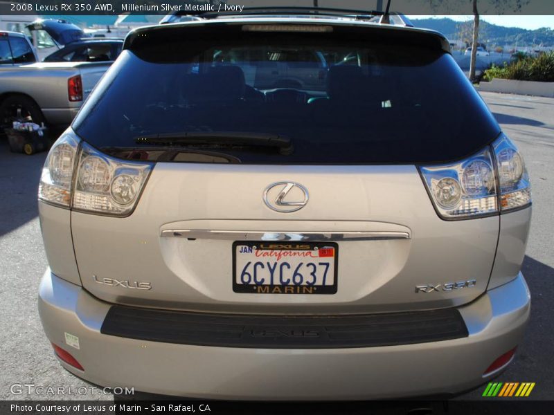 Millenium Silver Metallic / Ivory 2008 Lexus RX 350 AWD