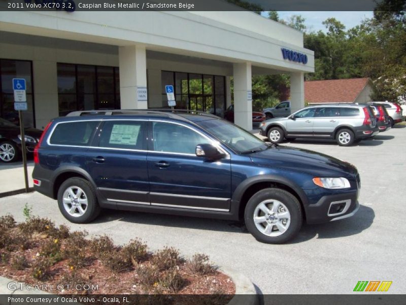 Caspian Blue Metallic / Sandstone Beige 2011 Volvo XC70 3.2