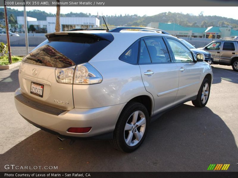 Millenium Silver Metallic / Ivory 2008 Lexus RX 350 AWD