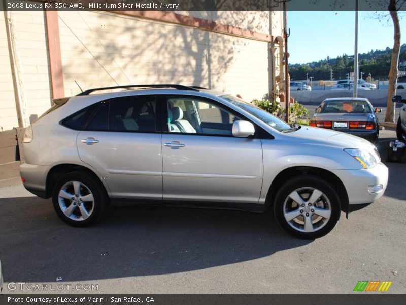 Millenium Silver Metallic / Ivory 2008 Lexus RX 350 AWD