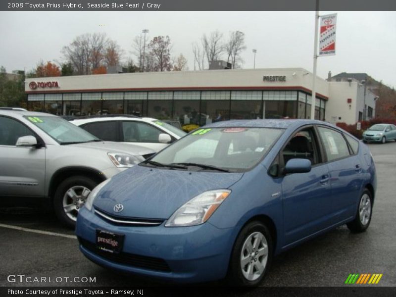 Seaside Blue Pearl / Gray 2008 Toyota Prius Hybrid
