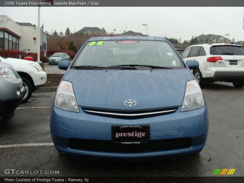 Seaside Blue Pearl / Gray 2008 Toyota Prius Hybrid