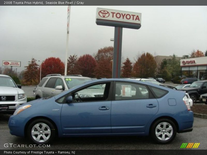 Seaside Blue Pearl / Gray 2008 Toyota Prius Hybrid