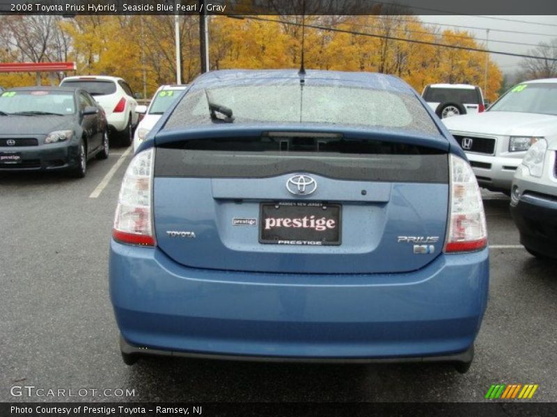Seaside Blue Pearl / Gray 2008 Toyota Prius Hybrid