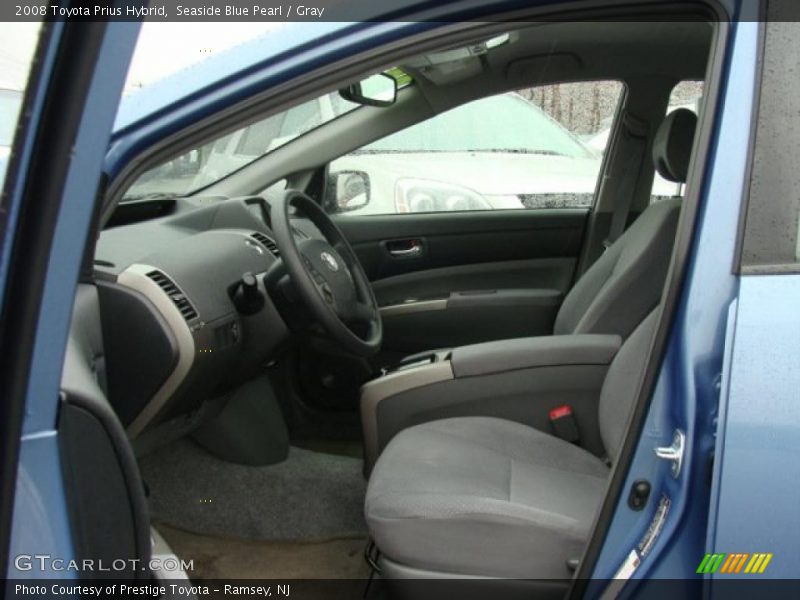 Seaside Blue Pearl / Gray 2008 Toyota Prius Hybrid