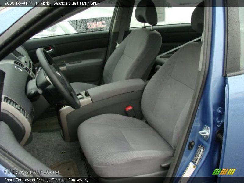Seaside Blue Pearl / Gray 2008 Toyota Prius Hybrid