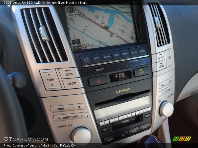 Millenium Silver Metallic / Ivory 2008 Lexus RX 350 AWD