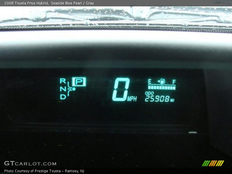 Seaside Blue Pearl / Gray 2008 Toyota Prius Hybrid