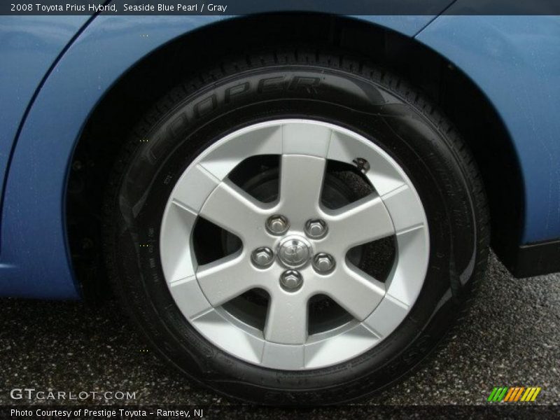 Seaside Blue Pearl / Gray 2008 Toyota Prius Hybrid