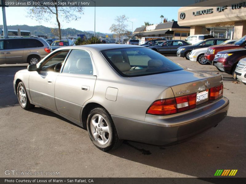 Antique Sage Pearl / Ivory 1999 Lexus ES 300