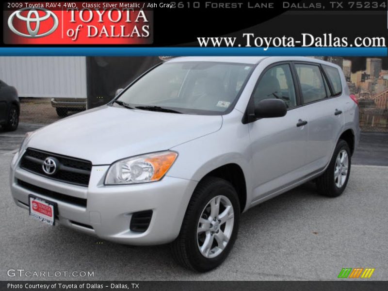 Classic Silver Metallic / Ash Gray 2009 Toyota RAV4 4WD