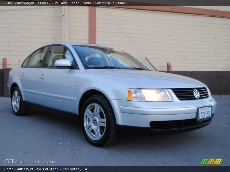 Satin Silver Metallic / Black 2000 Volkswagen Passat GLX V6 AWD Sedan