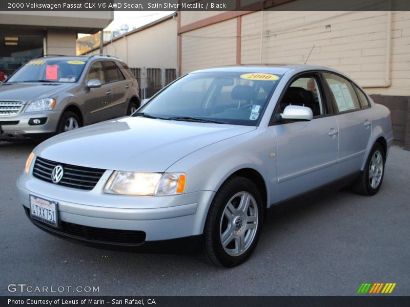 Satin Silver Metallic / Black 2000 Volkswagen Passat GLX V6 AWD Sedan