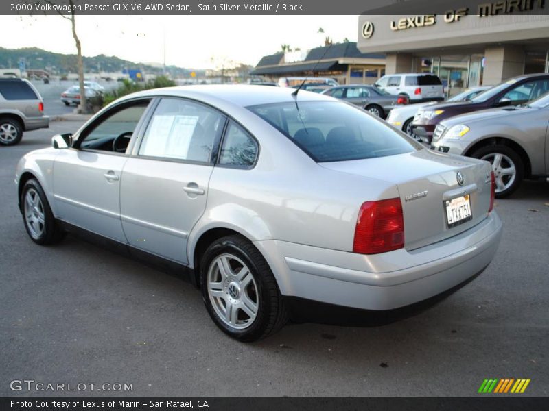 Satin Silver Metallic / Black 2000 Volkswagen Passat GLX V6 AWD Sedan
