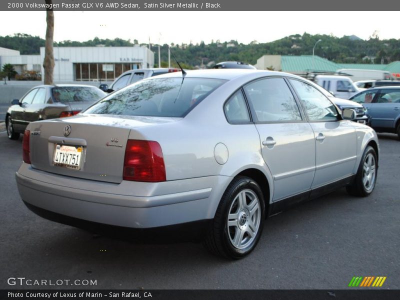 Satin Silver Metallic / Black 2000 Volkswagen Passat GLX V6 AWD Sedan