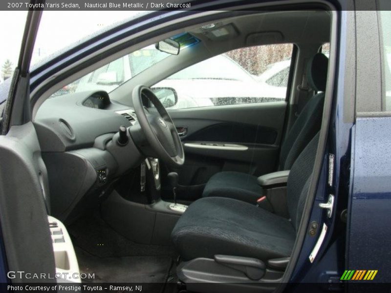 Nautical Blue Metallic / Dark Charcoal 2007 Toyota Yaris Sedan
