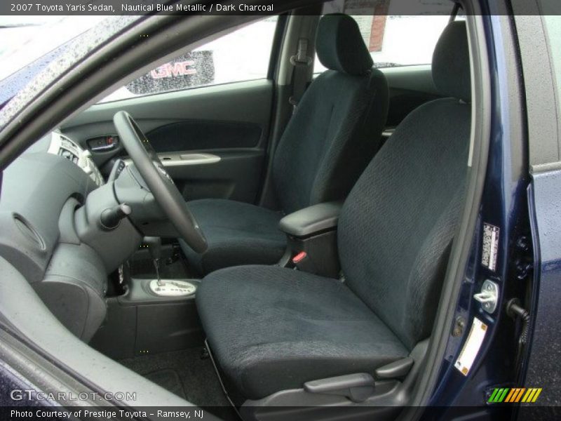 Nautical Blue Metallic / Dark Charcoal 2007 Toyota Yaris Sedan
