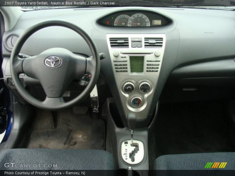 Nautical Blue Metallic / Dark Charcoal 2007 Toyota Yaris Sedan