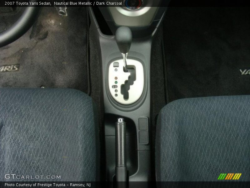 Nautical Blue Metallic / Dark Charcoal 2007 Toyota Yaris Sedan