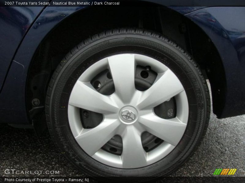 Nautical Blue Metallic / Dark Charcoal 2007 Toyota Yaris Sedan