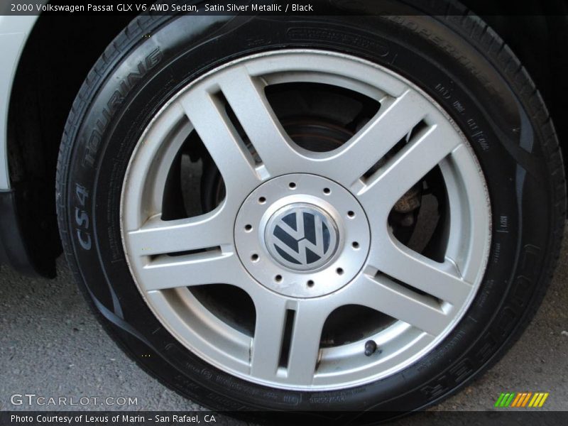 Satin Silver Metallic / Black 2000 Volkswagen Passat GLX V6 AWD Sedan