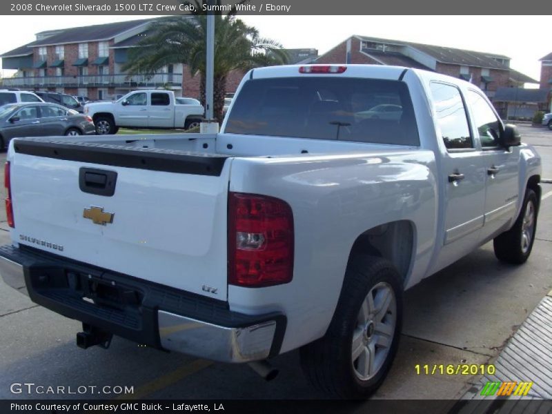 Summit White / Ebony 2008 Chevrolet Silverado 1500 LTZ Crew Cab