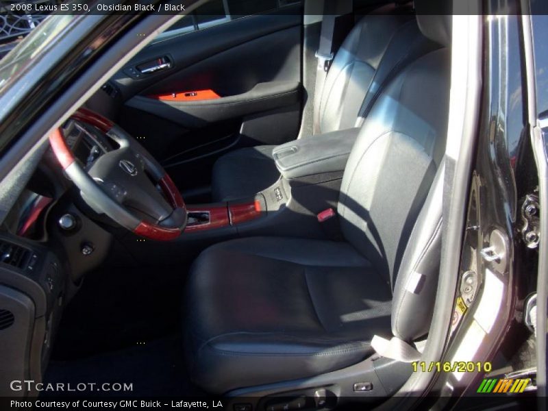 Obsidian Black / Black 2008 Lexus ES 350