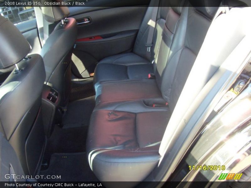 Obsidian Black / Black 2008 Lexus ES 350