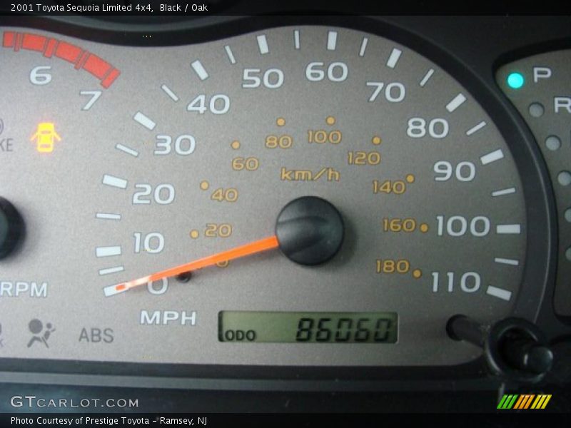 Black / Oak 2001 Toyota Sequoia Limited 4x4